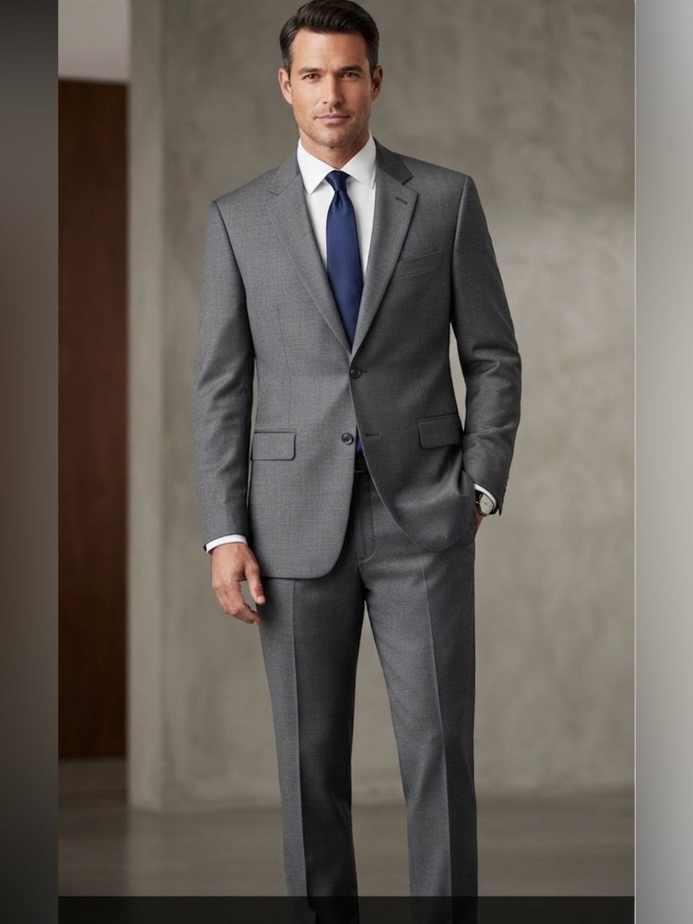 Turnbury Suit - Men’s Gray Tailored Suit